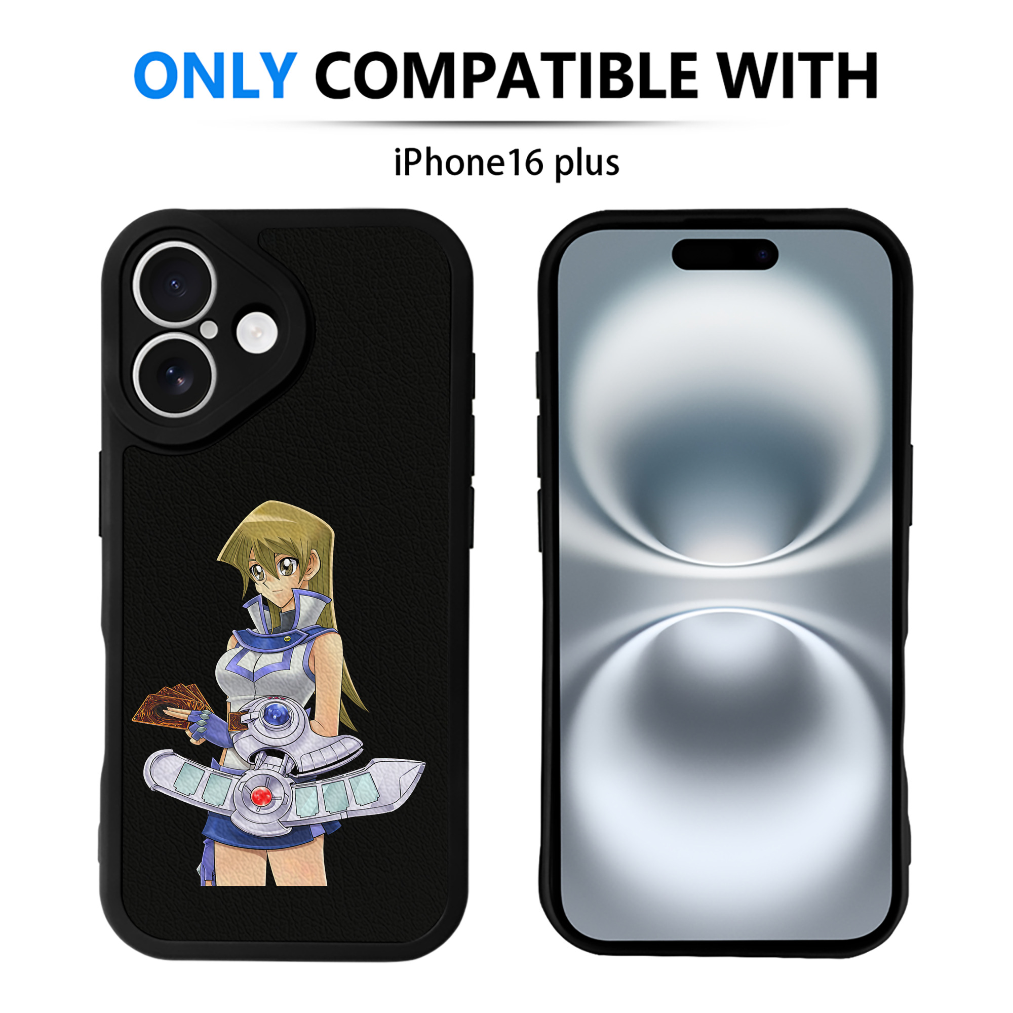 遊☆戯☆王 Yu-Gi-Oh! 【iPhone 16シリーズ対応】シリコンスマホケース（レザー調） 材質：シリコン